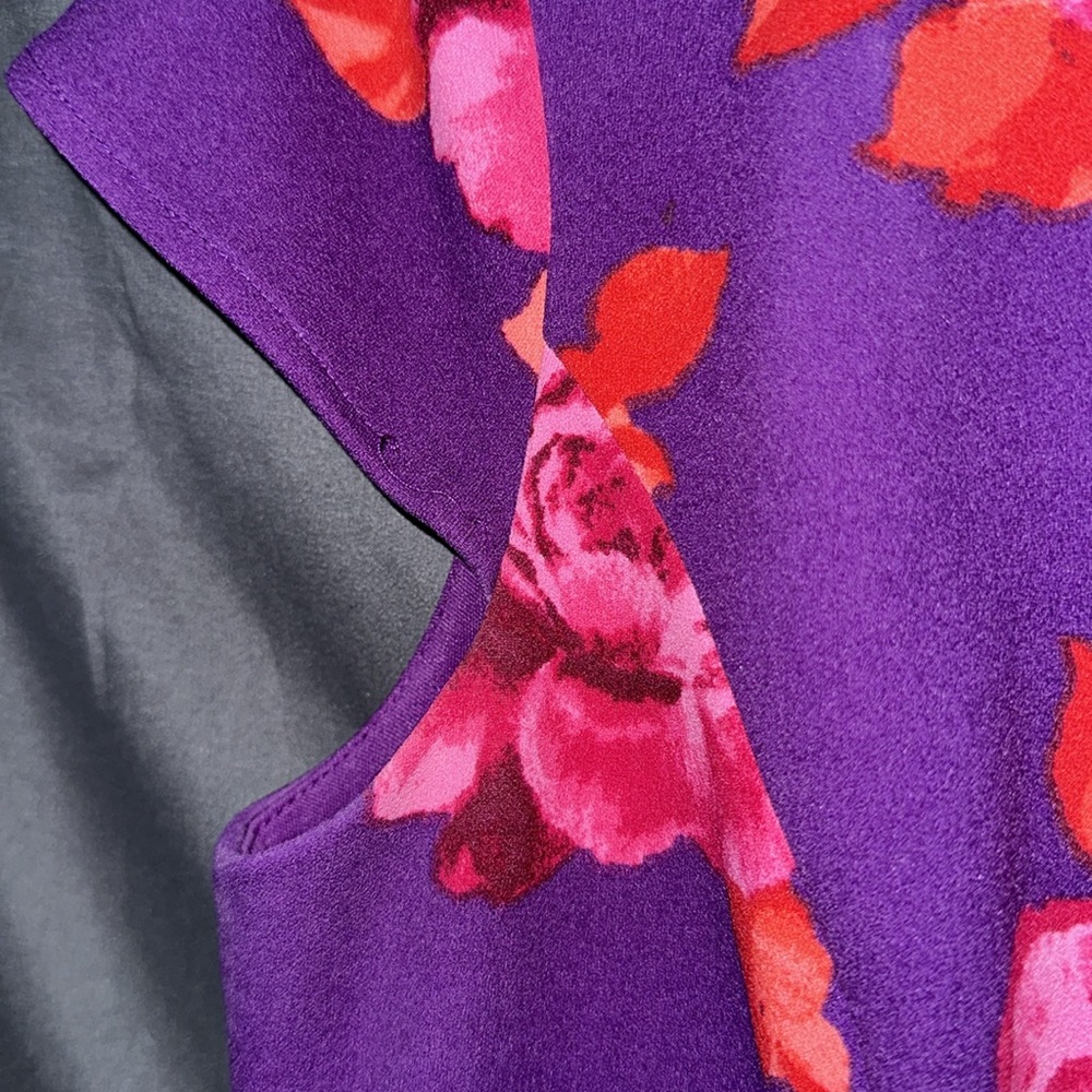 Purple floral dress - Picture 10 of 11